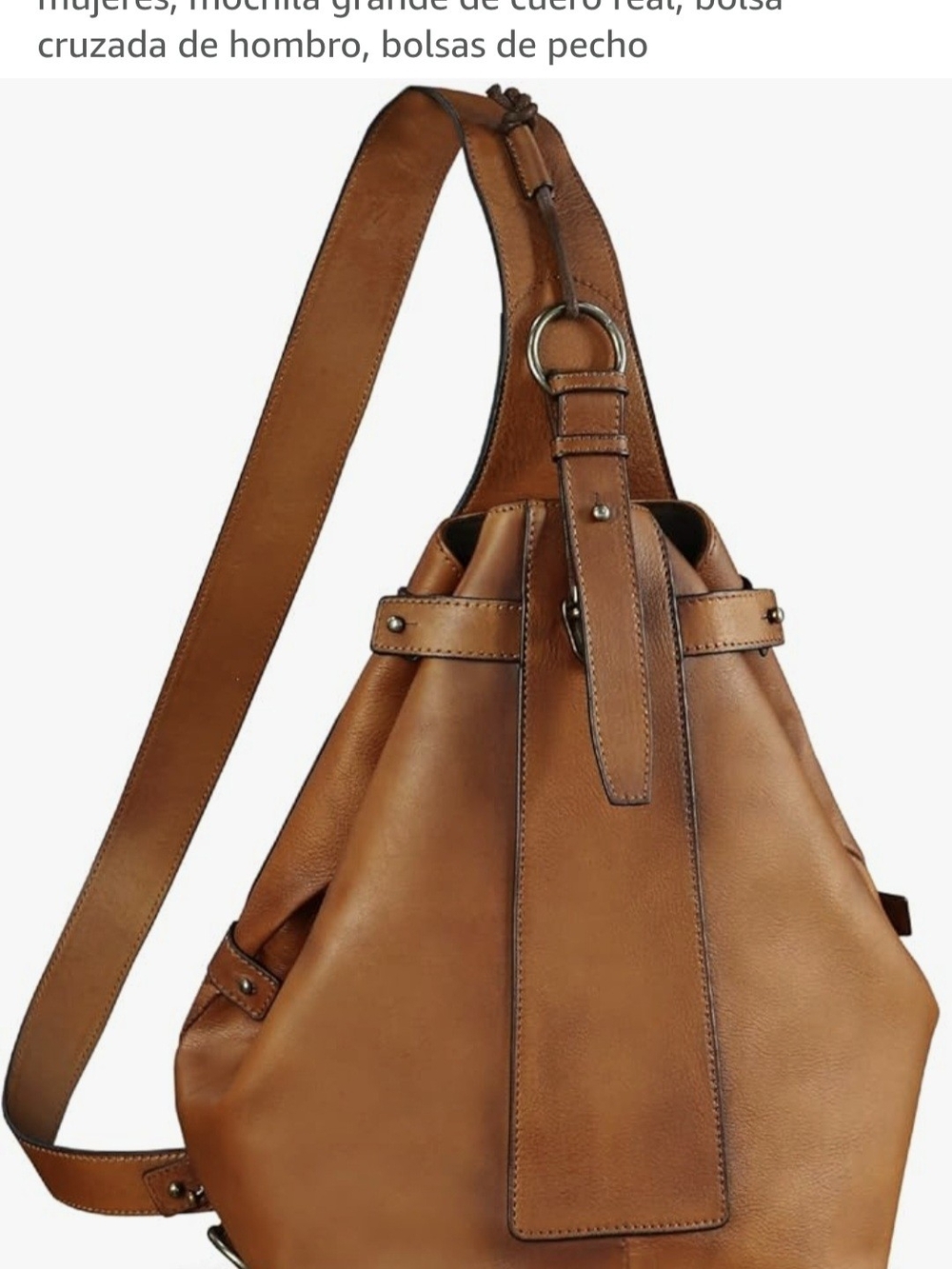 Leather Lrto Brown Sling Bag for Men And Women - Classic Tan Shoulder Bag